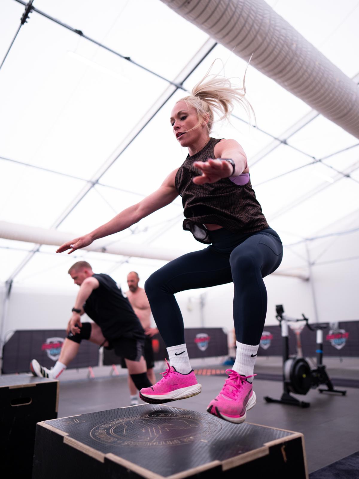 Vicki Horner box jump